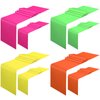 Newwiee 8 Pcs Neon Glow Party Table Runner Neon Party Supplies for Neon Party Supplies Fluorescent Neon Birthday Wedding Party Favors Kitchen Table Decorations, 70.87 x 11.81 Inch