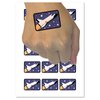 Space Shuttle Ship Flying Among Stars Temporary Tattoo Water Resistant Fake Body Art Set Collection - 15 2" Tattoos (1 Sheet)