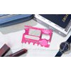 Wallet Ninja 2.0 (Advanced 20-in-1 Multitool, Now With Mirror + Nail File) (Pink)