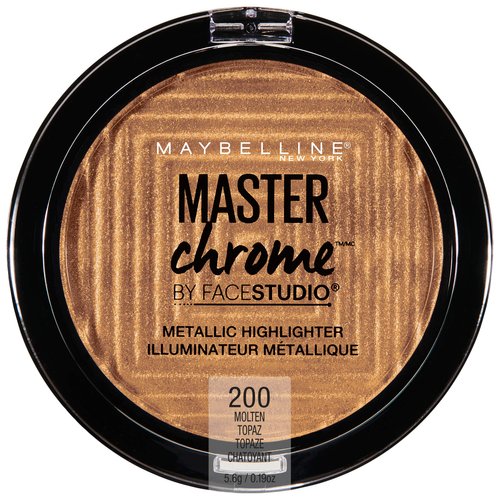 Maybelline New York Facestudio Master Chrome Metallic Highlighter Makeup, Molten Topaz, 0.19 Ounce