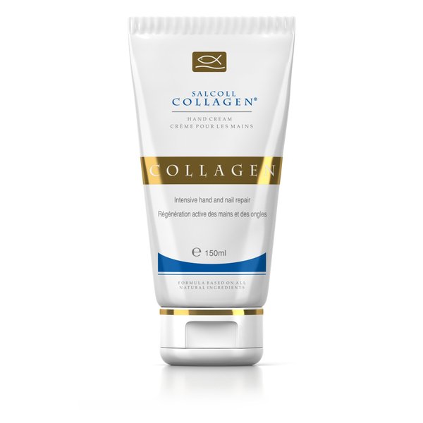 Pure Bioactive Anti-Aging Collagen Repair Hand Cream - Hypoallergenic Moisturizing Lotion, Dry Skin Relief, All Skin Types, 150 ml