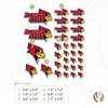 Desert Cactus Illinois State University Stickers Redbirds ISU Vinyl Decals Laptop Water Bottle Car Scrapbook11.42x8.94 T1 (Type 1-1)
