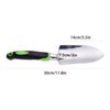 Garden Trowel & Hand Wide Shovel Pointed with Soft Rubberized Non-Slip Ergonomic Handle for Planting, Transplanting, Weeding, Moving and Smoothing Soil - Gardening Gift (Style 1)