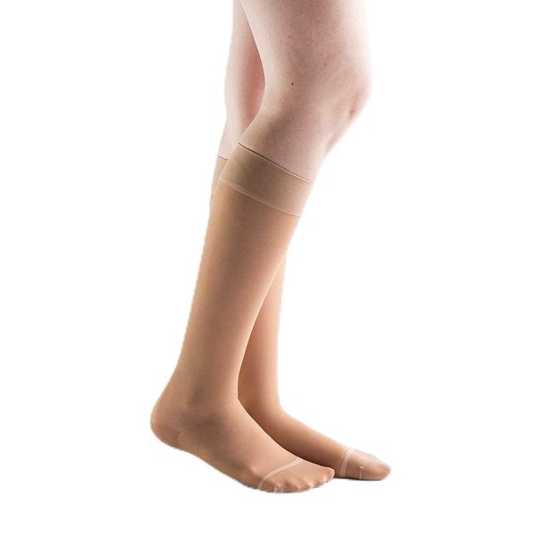 Actifi Women's Sheer 8-15 mmHg Compression Stockings, Knee High, Closed Toe, Mild Support