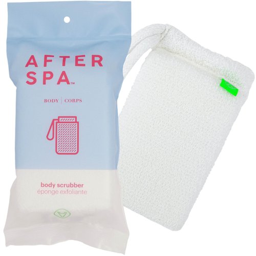 Scrubber Body Brush by Afterspa, Bath Scrubber for Body, Shower Brush, Back Loofah, Body Brush Exfoliator, Vegan and Cruelty Free