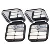 Beaupretty 2pcs Empty Lipstick Palette DIY Lipstick Lip Balm Blusher Containers Refillable Makeup Eyeshadow Storage Case Box with Mirror