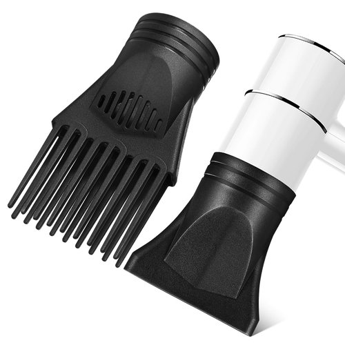 Ipetboom Hair Dryer Nozzle Blow - 2PCS Dryer Comb Attachment Hair Styling Tool Hair Dryer Parts - Hairdryer Detangle Brush Hairdressing Salon Styling Tool