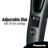 Panasonic Hair and Beard Trimmer, Men's, with 39 Adjustable Trim Settings and Two Comb Attachments for Beard and Hair, Corded or Cordless Operation, ER-GB60-K, Black