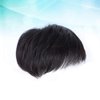 Uonlytech Black Wig Mens Headband Human Hair Toupee for Men, Human Hair Wigs Invisible Male Bald Patch Seamless Replacement Toupee Clip Hairpiece Wig for Daily Wear, 13x14cm Womens Headbands Afro Wig
