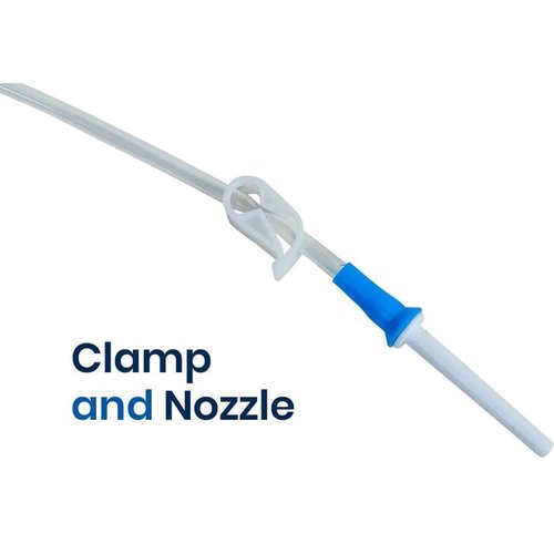 HealthAndYoga(TM) Replacement Enema Tubing – Super Economical, Hygienic, Medical Grade PVC - 1.5 Meter with Hose Clamp and Nozzle – Enema Supplies Compatible with most Bucket Bag Kits (3 Set)