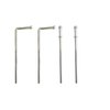 HAOXAOON 4 Pcs Exhaust Hanger Rods Weld On,Universal Use,2 Pcs Straight 9.7" Long,2 Pcs 90 Degree Bent 9.5" Long
