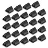 Maitys 24 Pcs Plastic Game Piece Stands Card Stands Plastic Card Holder Games Board Markers DIY Game Card Stands for Board Game Party(Black)