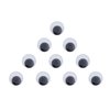 Sowaka 10 Pcs 1.5 Inch Wiggle Eyes Self Adhesive Round Googly Eyes for Craft Art Scrapbooking DIY Accessories Home Décor Party Supplies Decoration