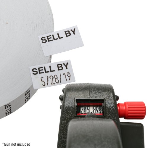 "Sell by" Labels for Monarch 1131 Price Gun – 8 Rolls, 20,000 Marking Labels