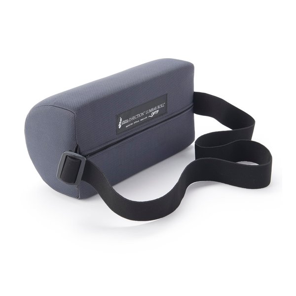 OPTP The Original McKenzie D-Section Lumbar Roll – USA-Made Low Back Lumbar Support Pillow for Office, Back Pillow for Car and Travel. The Preferred Lumbar Pillow of Physical Therapists.