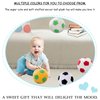 zhidiloveyou 9" Plush Soccer Ball Stuffed Toy, Plush Football Pillow Soccer Gift for Kids, White-Green