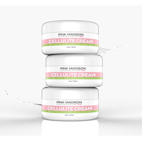 Skin Tightening Cellulite Remover Cream with Caffeine Organic Green Tea & Hyaluronic Acid. Best Cellulite Treatment for Skin Firming and Tightening. Natural Firming Lotion for Legs, Arms, Stomach.