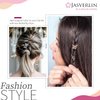 JASVERLIN Mini Butterfly Hair Clips for Girls Kids Women - Y2K Small Tiny Cute Hair Accessories Non-slip Metallic Claws Clip - 90S Hair Clips Silver Gold Brown Color 50 pcs (Metallic Harmony)