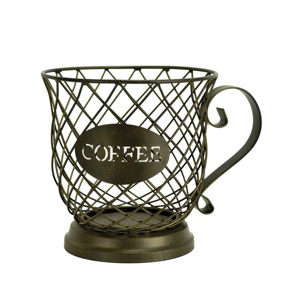 Boston Warehouse Coffee Mug Kup Keeper, Storage Basket,20 pods