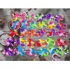 HOZKEAP 30 Packs Bulk Dragon Raptor Backpack Mini Pop Rainbow Keychain fidgets Bubble Toys for Kids Children Classroom Students from Teacher, Birthday Party Favors