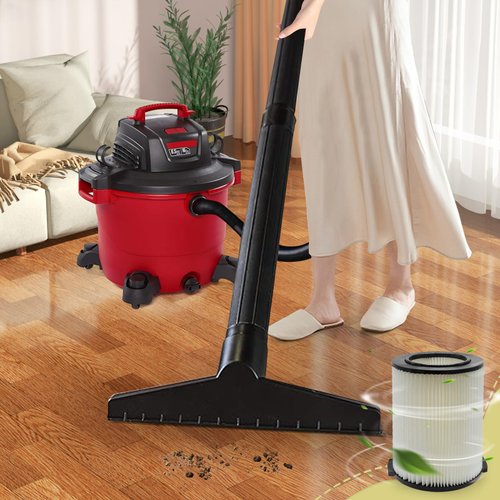 VF4000 Replacement Filter for Ridgid 72947 Wet Dry Vac 5 to 20-Gallon 6-9 Gal Husky Craftsman 17816 Vacuum Compatible WD5500 WD0671 WD1270 RV2400A RV2600B Washable & Reusable Standard Wet/dry Vac Filt