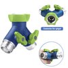 GREEN MOUNT Garden Hose Connector Tap Splitter, Y Hose Connector, Easy Grip Splitter with Shut-Off Valves (Two Way)