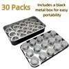 Ruilida 30pcs Pipe Screens 1/2 Inch Premium 304 Stainless Steel, 0.5" Pipe Screen Filters with Metal Storage Box…