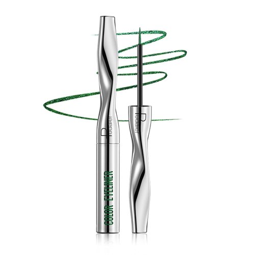 LACHAVA Liquid Eyeliner, Easy to Color Glitter and Matte Precision Fine Tip Eye Liner Makeup, No Flaking, No Smudging, Waterproof and Long Lasting (Jade)
