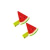 2PCS Triangle Watermelon Hair Clips for Women Girls Bangs Side Hairpins Funny Barrettes Duckbill Hair Accessories