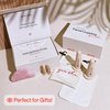 Rena Chris Facial Cupping Set & Gua Sha Facial Tool - Silicone Cupping Set & Rose Quartz Gua Sha Stone - Face Cupping Therapy Set for Natural Skin Care, Puffiness, Lip Plumping(Pink)