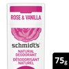 Schmidt's Aluminum Free Natural Deodorant for Women and Men, Rose and Vanilla with 24 Hour Odor Protection, Certified Natural, Vegan, Cruelty Free, 2.65 oz