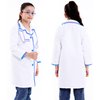 Lrrtwer Doctor Costume for Kids Girls Doctor Lab Coat Outfits Costume with Working Stethosco (blue, 5-6 Y)