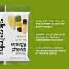 Skratch Labs Energy Chews | Energy Gummies for Running, Cycling, and Sports Preformance | Energy Gel Alternative | Matcha + Lemon (10 Pack) | Gluten Free, Vegan