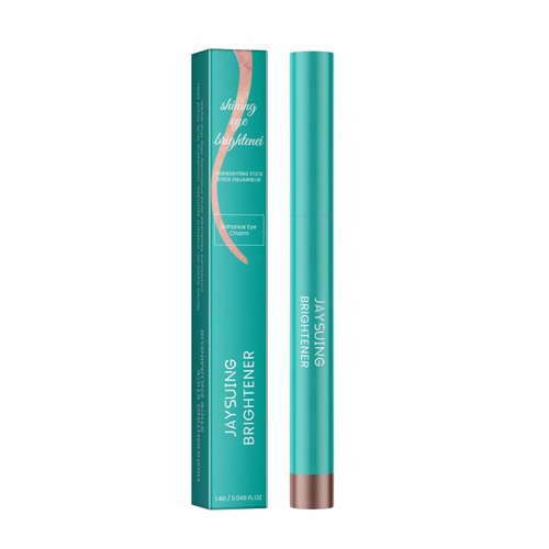 BROJAQ Eyeshadow Stick, Eye Brightener Stick, Waterproof Glitter Highlighter Eye Liner, Highlighting Stick Eye Brightener