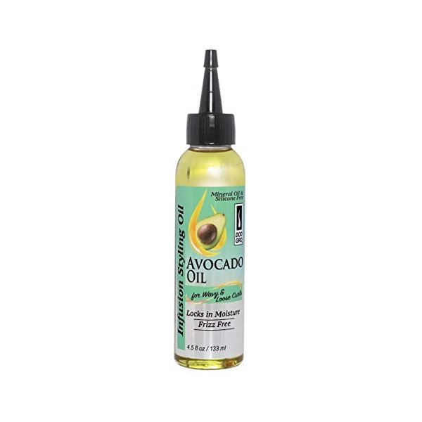 Doo Gro Infusion Styling Oil Avocado Oil For Wazy And Loose Curls 4.5Oz (Pack of 4)