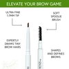 Honeybee Gardens Fine Point Brow Pencil, Mahogany, Long-Lasting Eyebrow Definition, Vegan, Cruelty-Free Beauty