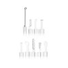 YYS SPY 9PCS Ear Wax Removal Tool Ear Spoon, Earpick Accessories for 3.9mm Otoscope - Mental Ear Spoon, Spiral Ear Pick with Bucket for Adults Children