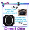 Mermaid Glitter Cosmetics Onyx ~ Make-Up & Body Glitter 1oz jar