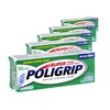 (5 Pack) Super Poligrip Denture Adhesive Cream - Strong, All-Day Hold - Zinc Free - No Artificial Flavors or Colors - 0.75 oz. ea.