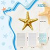 Starfish Hair Clips and Facial Glitter Decoration Set -5 in 1 -Mermaid Hair Clips Accessories - Starfish Hair Accessories for Girls Women