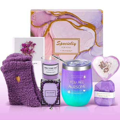 Gifts for Women Birthday Gifts for Women Friendship Relaxing Spa Gift Box Basket Self Care Gifts for Women, Valentines, Mothers Day, Christmas Gifts for Women, Mom, Wife, Girlfriend, Friends, Sis
