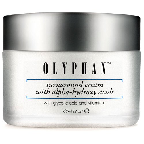 OLYPHAN Alpha Hydroxy Acid Cream for Face Best Glycolic Acid Exfoliating Face Moisturizer Anti-Aging Cream with AHA for Acne Prone Skin; Day - Night Natural Exfoliator for Women or Men