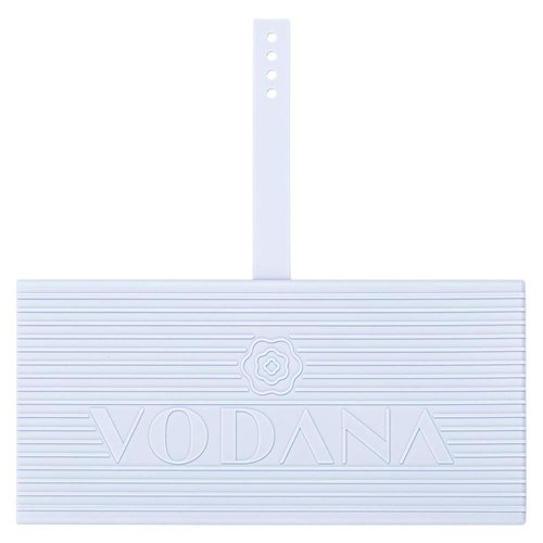 VODANA Silicone Pad Pouch 240, Heat Resistant Hair Styling Tools Storage, Travel Portable Bag for Flat Curling Straightening Iron, Straightener, Curler, and Wand/Creamy Blue