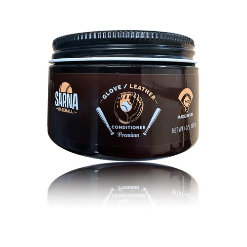Sarna Baseball Glove Leather Conditioner Cream - Use on Baseball Gloves, Softball Gloves, and Other Leather Sports Equipment (4.0 oz) - Made in USA!