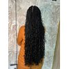 PEEKABOO Human Hair Bulk for Braids No Weft 100% Brazilian Virgin Human Hair Extensions for Deep Wave Curly Braiding Human Hair Two Bundles(1 Bundle 50g)100g for Braiding 28 inch 10A Natural Black。