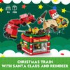 KAZI Christmas Train Building Toys for Kids,Christmas Train Sets with Santa Claus and Reindeer,Christmas Decorations for Tabletop & Home,Christmas Party Favors, for Boys Girls Ages 8+