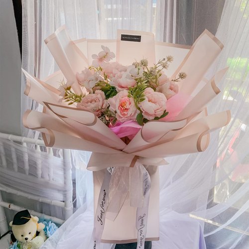 Waterproof Flower Wrapping Paper 20 Sheet Floral Wrapping Paper Florist Supplies Packaging Paper for Wedding Birthday Valentine's Day Gift DIY