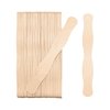 KTOJOY 55 Pcs Wooden Fan Handles 8 inch, Jumbo Craft Sticks for Wedding Programs, or Paint Mixing Crafts Home Art Projects, Classroom Art Supplies