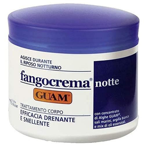 GUAM Seaweed Night Body Lipo Reducing Cream, Body Firming Moisturizer with Shea Butter and Sea Salt, Overnight Cellulite Cream | By GUAM Beauty