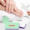 Nail Shiner Buffer Blocks - 2 Sided Shining Nail Polisher Sponge Buffing Block File 400/3000 Grit Manicure Nail Art Tools 2Pcs